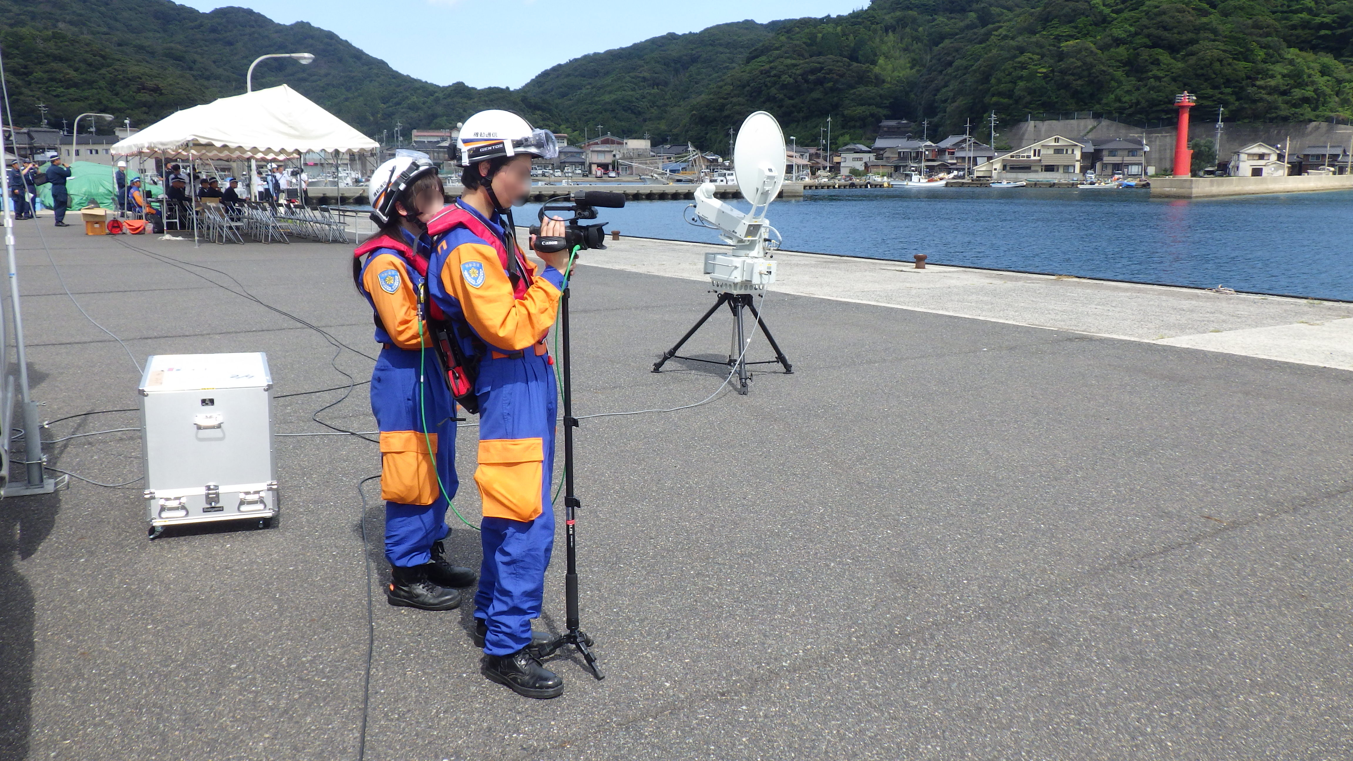 山口県情報通信部 訓練写真２