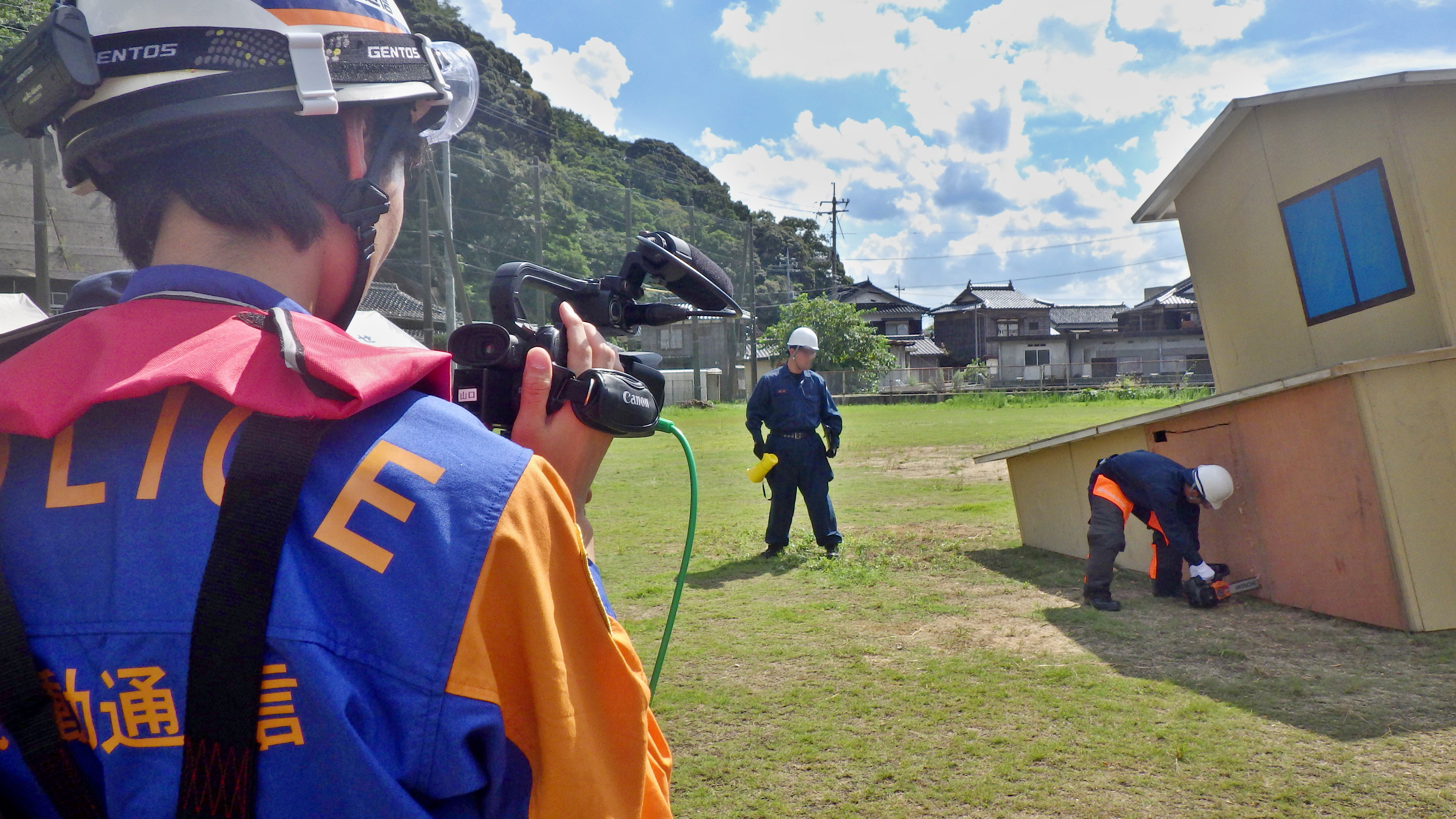 山口県情報通信部 訓練写真３