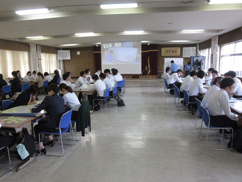 中国四国管区警察学校 授業風景の写真